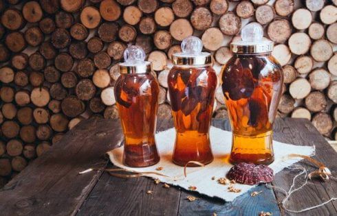 nấm linh chi hàn quốc ngâm rượu