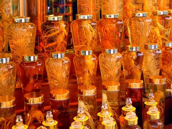 nhân sâm ngâm rượu