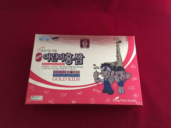 nước hồng sâm hàn quốc cho trẻ em