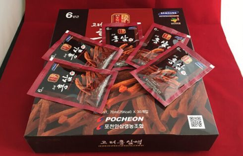 nước hồng sâm hàn quốc cho trẻ em Pocheon