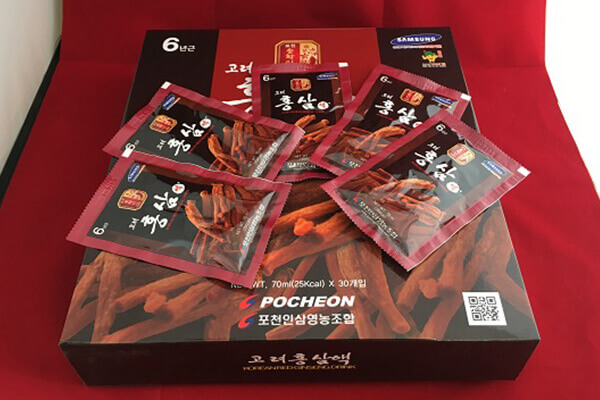 nước hồng sâm hàn quốc cho trẻ em Pocheon