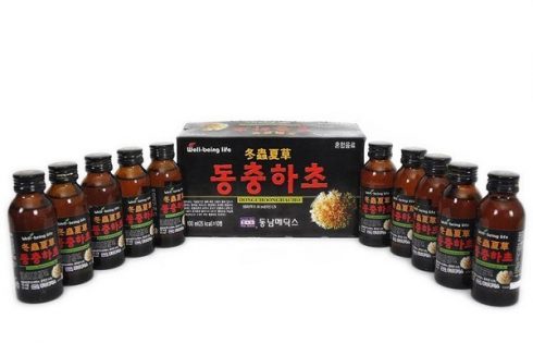 Đông trùng hạ thảo dạng nước của Hàn Quốc dễ sử dụng