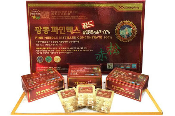 viên tinh dầu thông đỏ giả