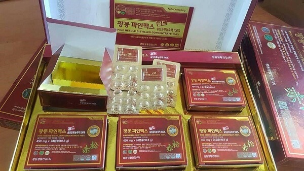 Viên uống tinh dầu thông đỏ