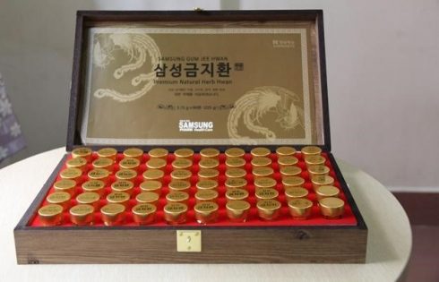 đông trùng hạ thảo hộp gỗ 60 viên