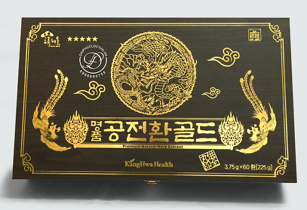 đông trùng hạ thảo hộp gỗ hàn quốc
