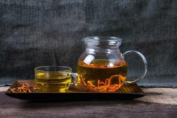 đông trùng hạ thảo pha trà