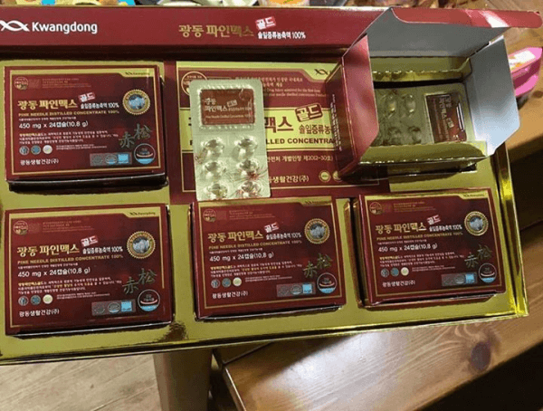 tinh dầu thông đỏ Kwangdong