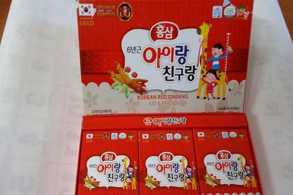 Hồng sâm Hàn Quốc