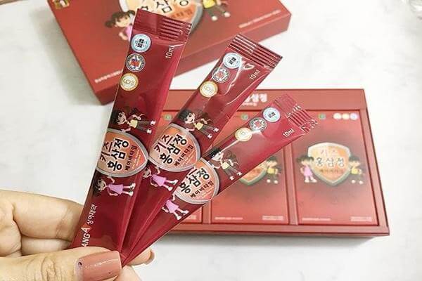 hồng sâm trẻ em