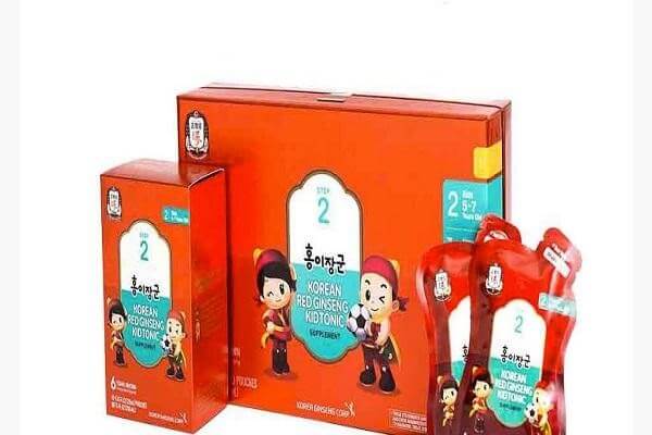 hồng sâm cho trẻ