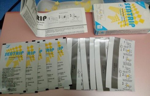 Tem ngậm Sentrip Hàn Quốc