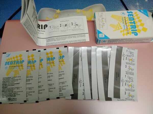 Tem ngậm Sentrip Hàn Quốc