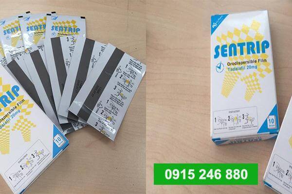 ngậm Sentrip đúng