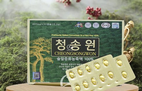 tinh dầu thông đỏ cheongsongwon