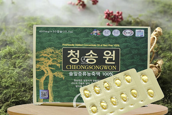 tinh dầu thông đỏ cheongsongwon
