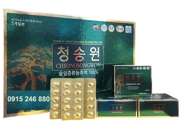 tinh dầu thông Hàn Quốc