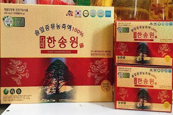 tinh dầu thông Dami Hansongwon