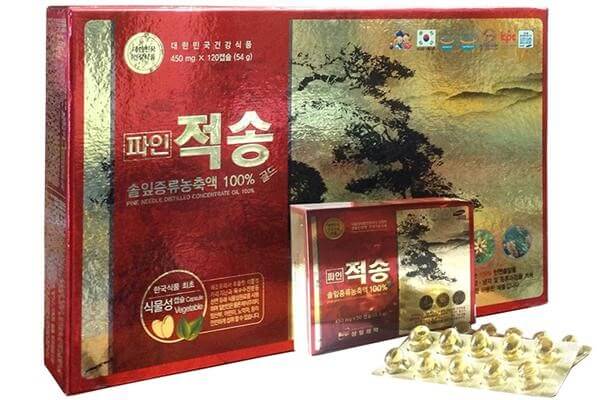 Uống tinh dầu thông đỏ chính phủ đúng cách