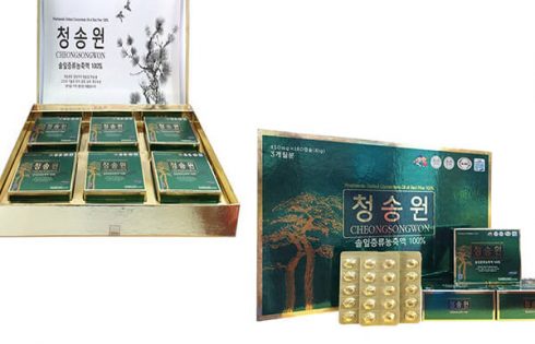 tinh dầu thông đỏ nội địa Hàn Quốc