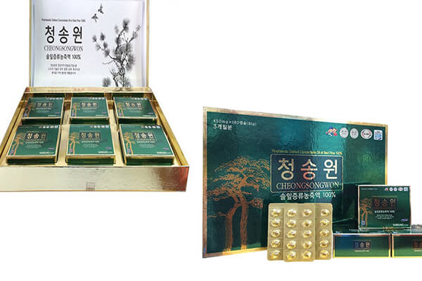 tinh dầu thông đỏ nội địa Hàn Quốc