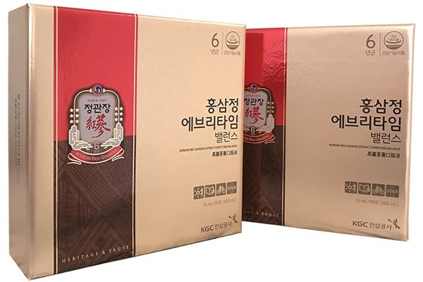 Uống hồng sâm Hậu Duệ Mặt Trời