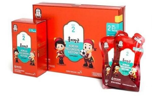 Nước hồng sâm Hàn Quốc dạng gói cho trẻ em có tốt không?