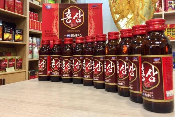 Nước hồng sâm Hàn Quốc tốt cho nội tiết, tóc, làn da