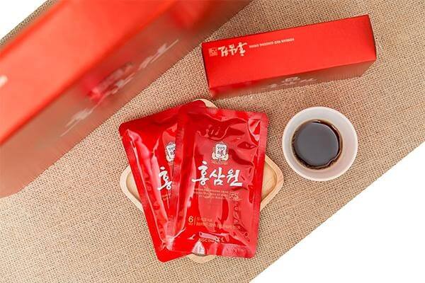 Mua nước hồng sâm Hàn Quốc dạng gói ở đâu uy tín?