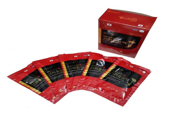 Mua nước hồng sâm Hàn Quốc hộp 5 gói ở đâu?