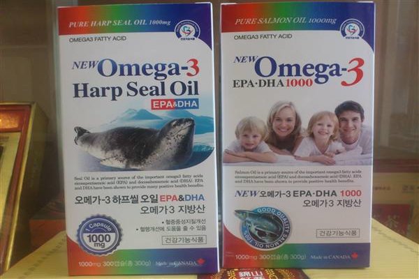 Tinh Dầu Hải Cẩu Hàn Quốc New Omega 3 Harp Seal Oil Hộp 300 Viên mua ở đâu tốt Tinh Dầu Hải Cẩu Hàn Quốc New Omega 3 Harp Seal Oil Hộp 300 Viên mua ở đâu tốt