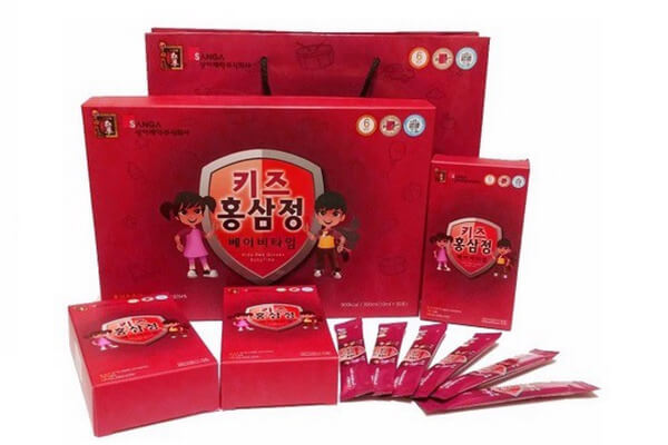 Công dụng của hồng sâm trẻ em Hàn Quốc Sanga