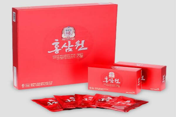 Giá hồng sâm nước Hàn Quốc hộp 30 gói Giá hồng sâm nước Hàn Quốc hộp 30 gói