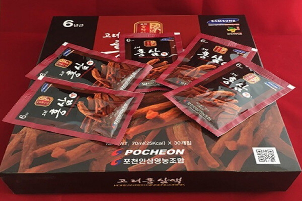 Nước hồng sâm Pocheon hợp với người bị ốm