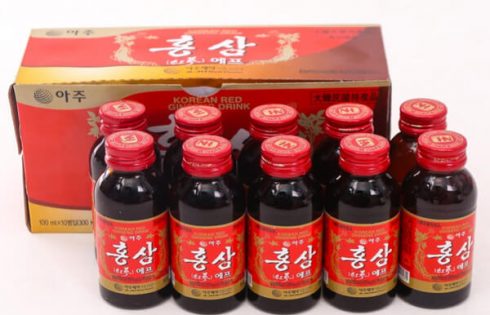 Chai nước hồng sâm Hàn Quốc có tốt hay không?