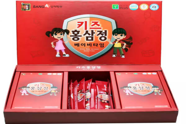 Tác dụng của nước hồng sâm Hàn Quốc với trẻ em
