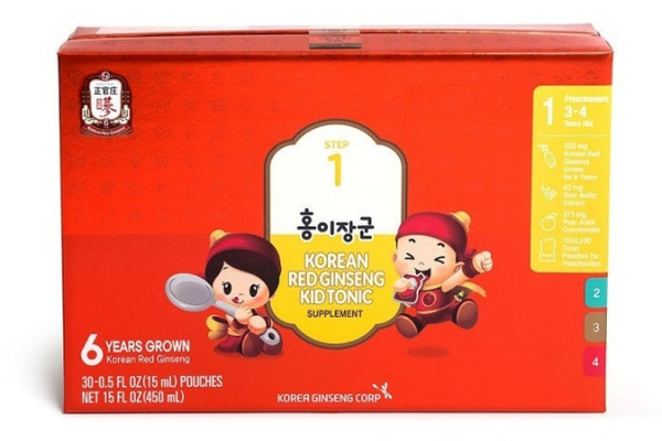 Công dụng của sâm nước Hàn Quốc cho bé