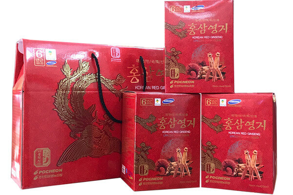 Địa chỉ cung cấp nước sâm Hàn Quốc uy tín
