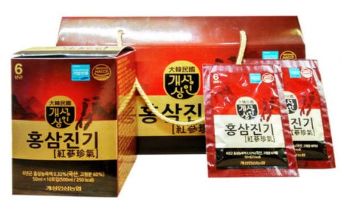 Nước sâm Hàn Quốc dạng gói giải pháp vàng cho sức khỏe người dùng