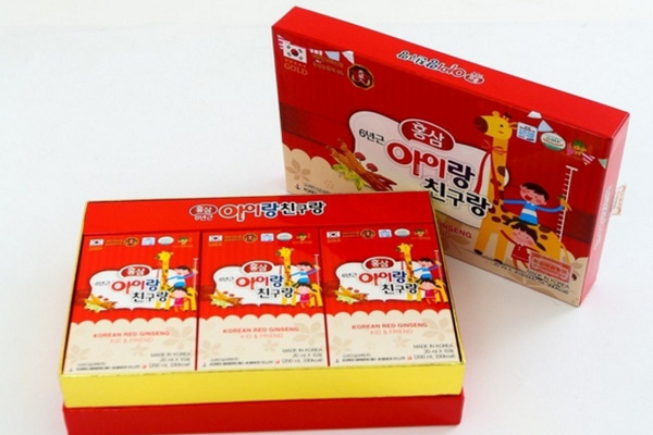 Dùng Hồng sâm trẻ em Hàn Quốc với liều lượng thích hợp