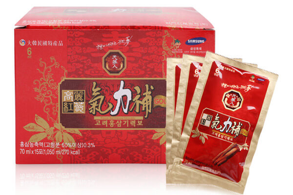 Những công dụng tuyệt vời của hồng sâm Hàn Quốc dạng nước