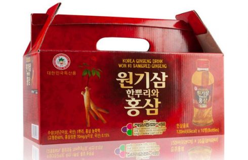 Nước uống nhân sâm Hàn Quốc
