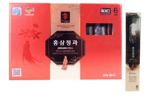 Hồng sâm thái lát tẩm mật ong Sobaek có nhiều công dụng với chị em