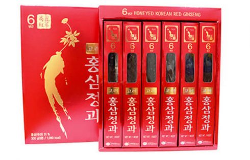 Hồng sâm lát tẩm mật ong 6 năm tuổi