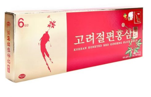 Hồng sâm thái lát tẩm mật ongHồng sâm thái lát tẩm mật ong