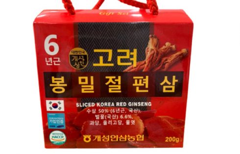 Sâm tẩm mật ong thái lát