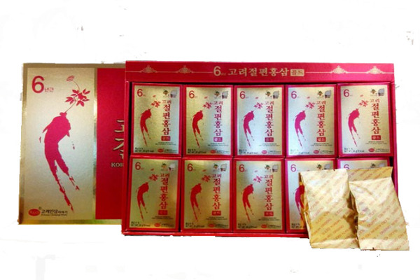 Sâm tẩm mật ong cắt lát KGS hộp đỏ