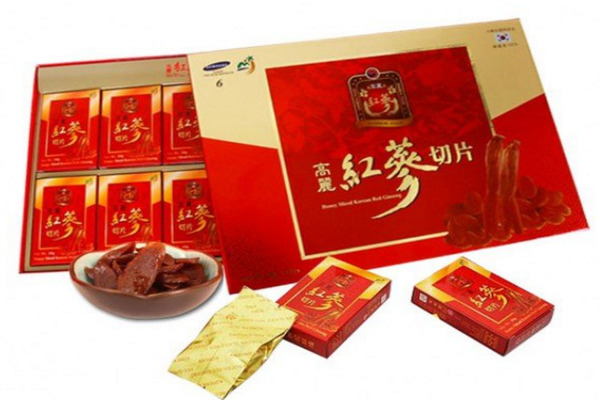 Tác dụng của hồng sâm thái lát tẩm mật ong Sambok Food